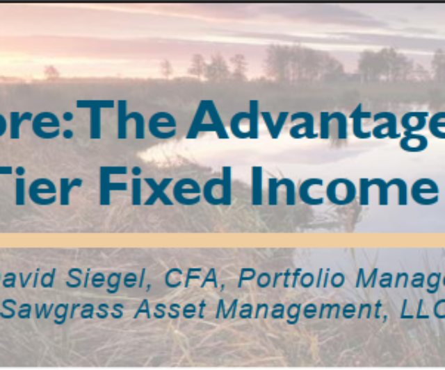 The Advantages of Small and Mid-Sized Fixed Income Managers