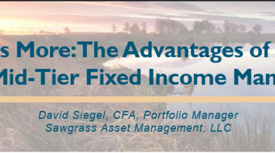 The Advantages of Small and Mid-Sized Fixed Income Managers